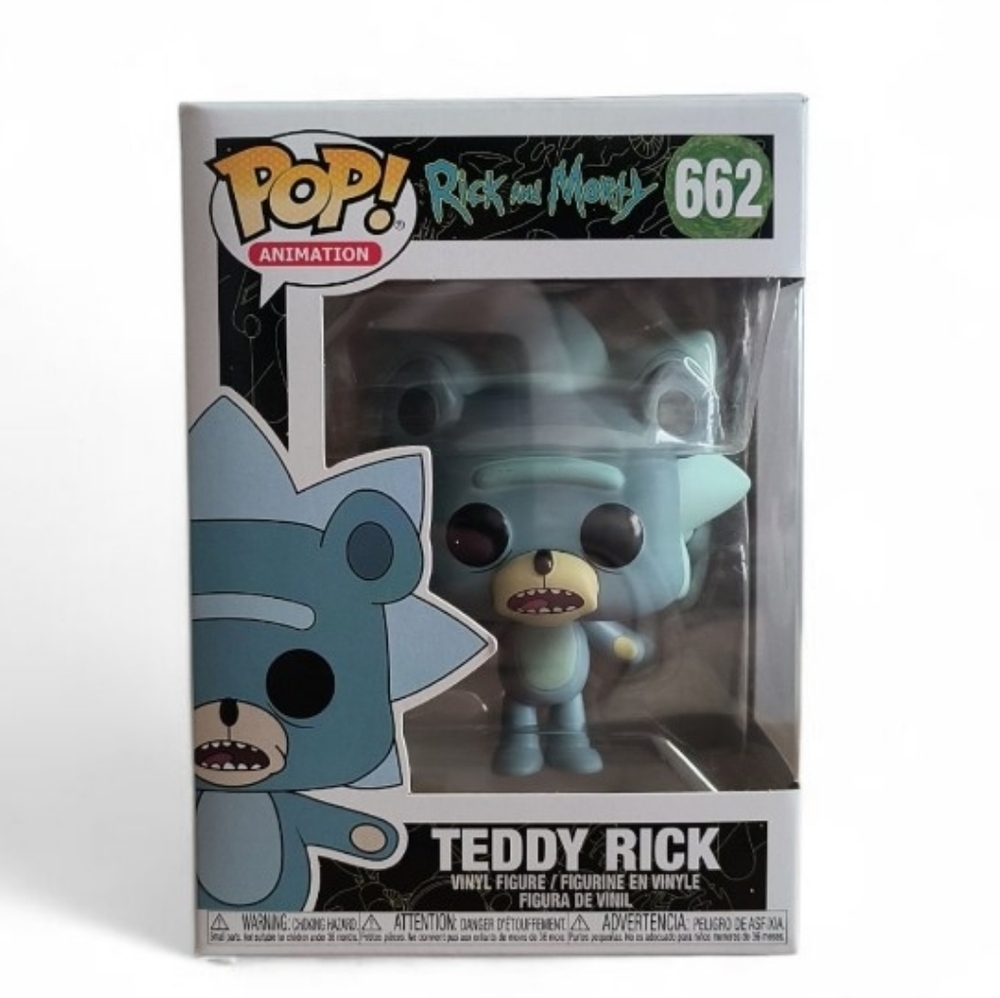 Funko Pop Adult Swim Rick and Morty Teddy Rick 662 Vinyl Figure